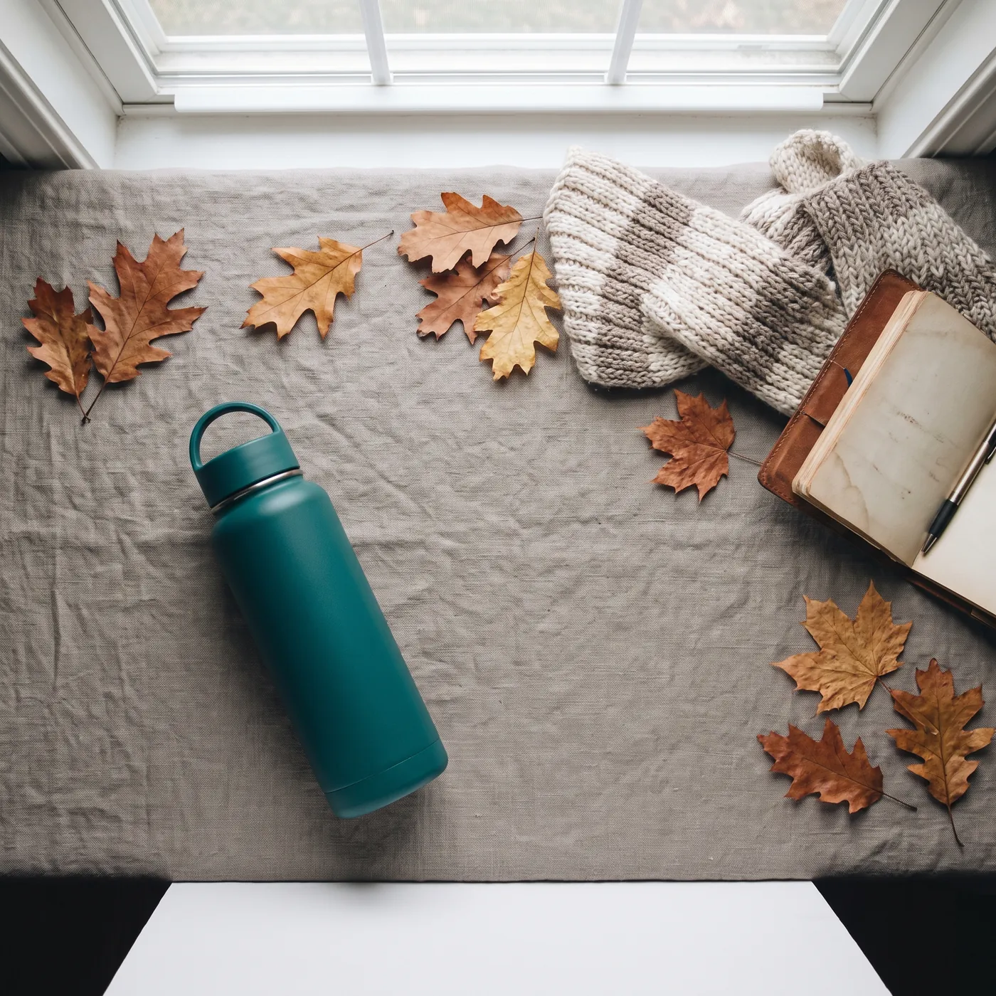 Beispielergebnis: Saisonales Flatlay