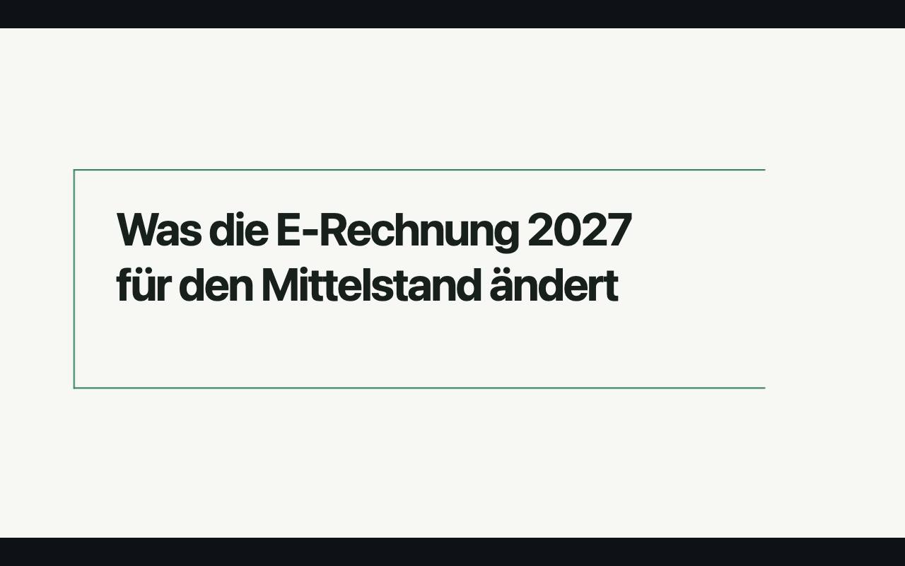 Beispielergebnis: Animierte Titelfolie für Vorträge